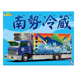 Aoshima: 1/32 Decoration Truck Nansei Reizo (4T Refrigerated) Special Liner Scale Model Kit #53 (ONLINE ORDER ONLY)