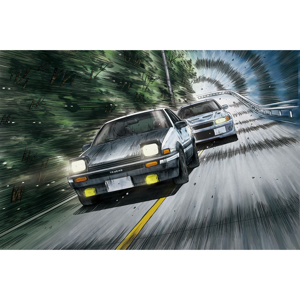 Aoshima: 1/24 Initial D - Takumi Fujiwara AE86 Trueno (Project D Ver.) with Driver Scale Model Kit #14 (ONLINE ORDER ONLY)
