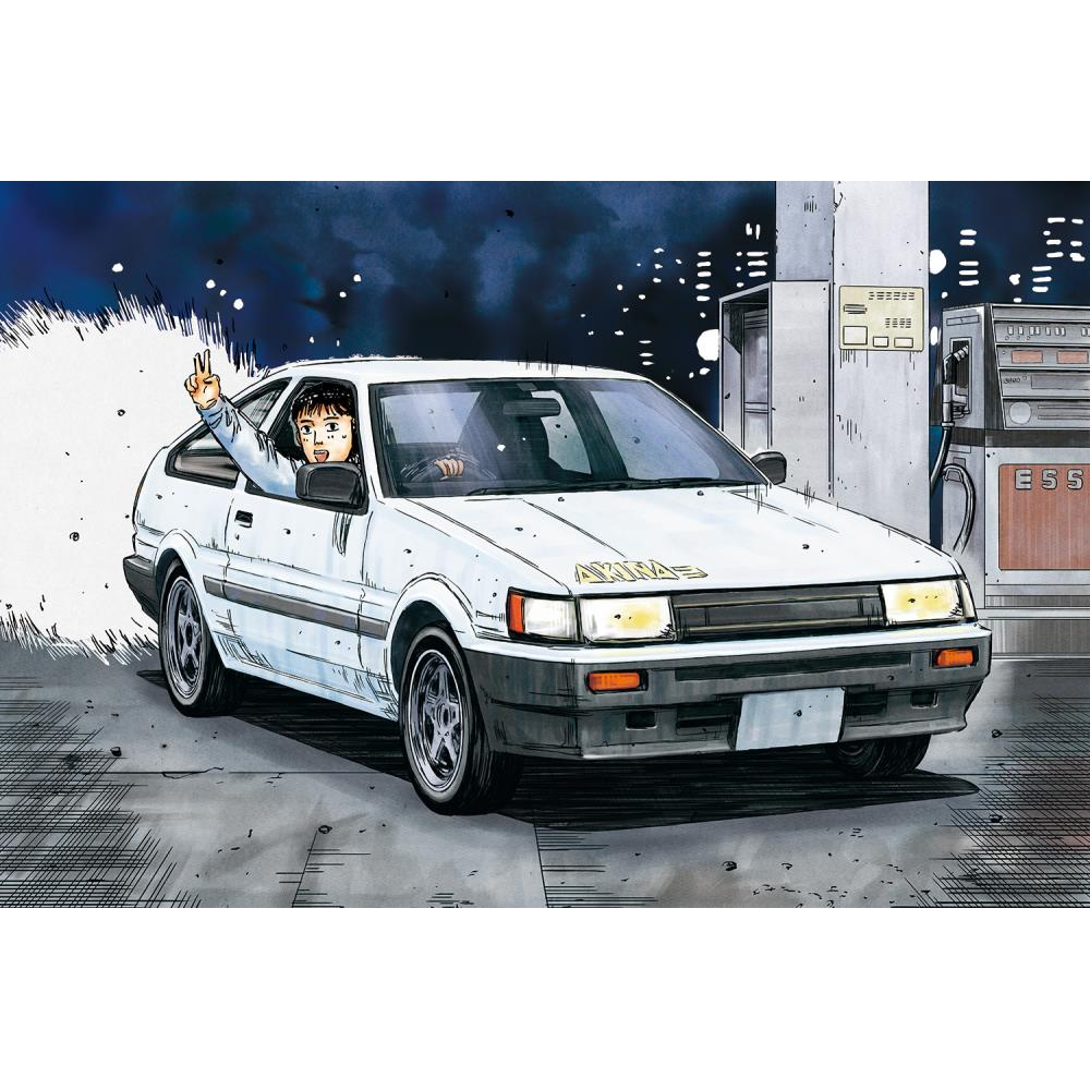 Aoshima: 1/24 Initial D - Itsuki Takeuchi AE85 Levin (Toyota) Scale Model Kit #10 (ONLINE ORDER ONLY)