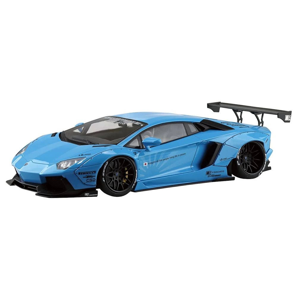 Aoshima: 1/24 LB-Works Lamborghini Aventador Ver. 1 Scale Model Kit #17 (ONLINE ORDER ONLY)