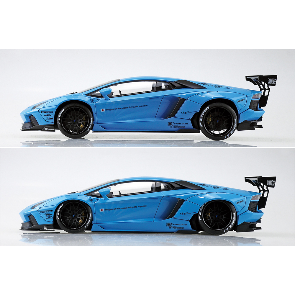 Aoshima: 1/24 LB-Works Lamborghini Aventador Ver. 1 Scale Model Kit #17 (ONLINE ORDER ONLY)
