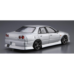 Aoshima: 1/24 URAS ER34 SKYLINE 25GT-T '01 (NISSAN) Scale Model Kit #20 (ONLINE ORDER ONLY)
