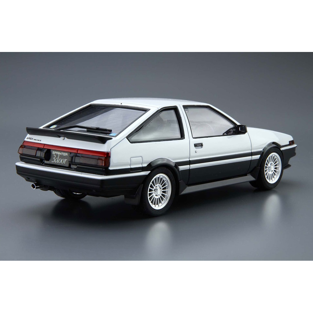 Aoshima: 1/24 Toyota AE86 Sprinter Trueno GT-APEX '85 Scale Model Kit #05 (ONLINE ORDER ONLY)