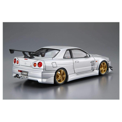 Aoshima: Nissan (2002) C-West BNR34 Skyline GT-R 1/24 Scale Model Kit #50 (ONLINE ORDER ONLY)