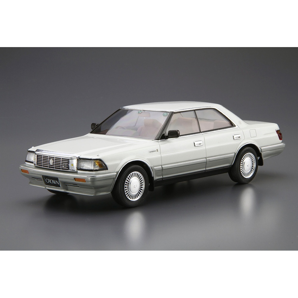 Aoshima: 1/24 Toyota UZS131 Crown Royalsaloon G '89 Scale Model Kit #87 (ONLINE ORDER ONLY)