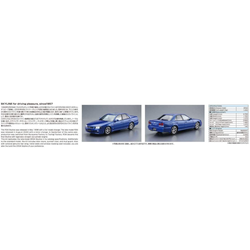Aoshima: 1/24 NISSAN ER34 SKYLINE 25GT TURBO '01 Scale Model Kit #88 (ONLINE ORDER ONLY)
