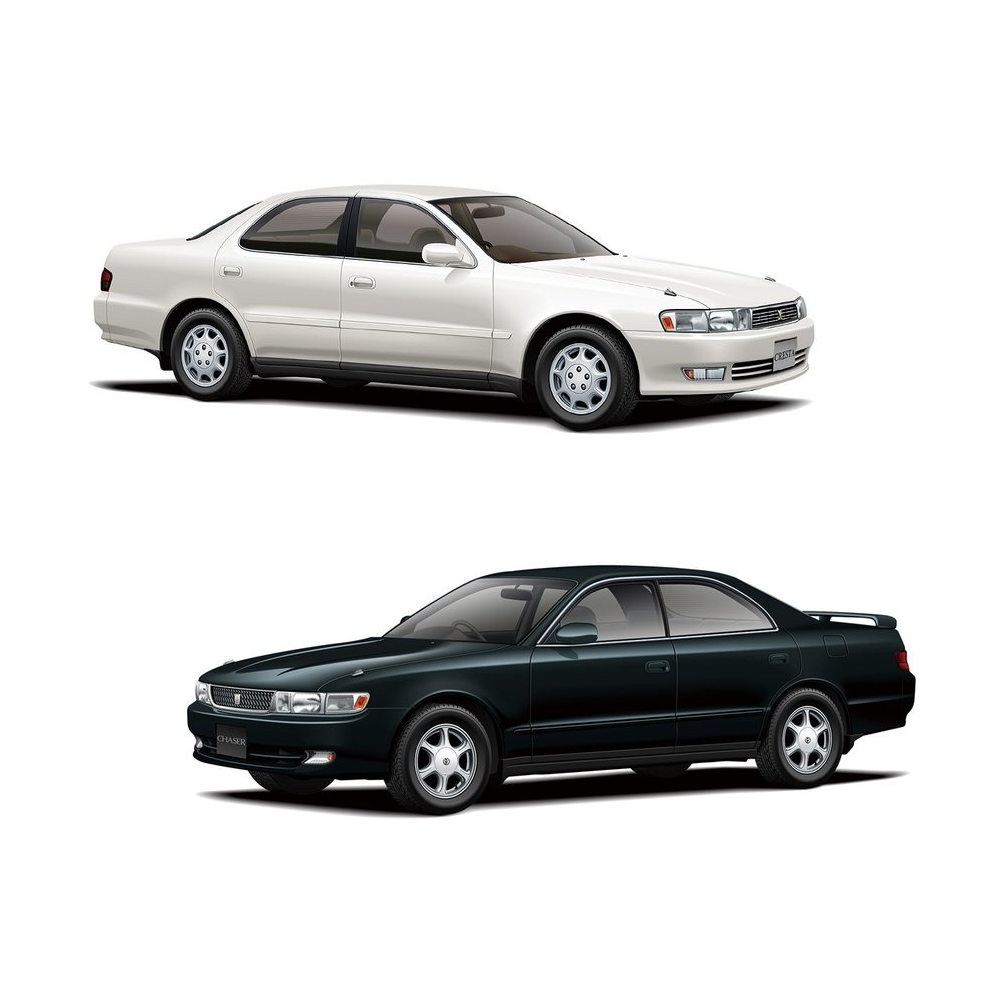 Aoshima: 1/24 Toyota JZX90 Chaser/Cresta Avante/Lucent/Tourer '93 Scale Model Kit #93 (ONLINE ORDER ONLY)