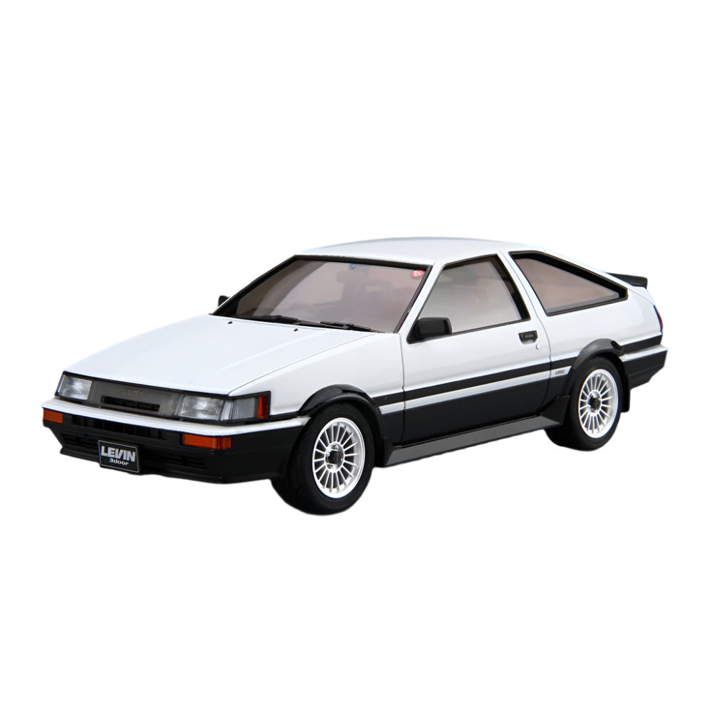 Aoshima: 1/24 TOYOTA AE86 COROLLA LEVIN GT-APEX '85 Scale Model Kit #17 (ONLINE ORDER ONLY)