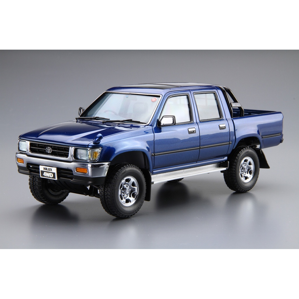 Aoshima: 1/24 Toyota LN107 Hilux Pickup Double Cab 4WD '94 Scale Model Kit #20 (ONLINE ORDER ONLY)