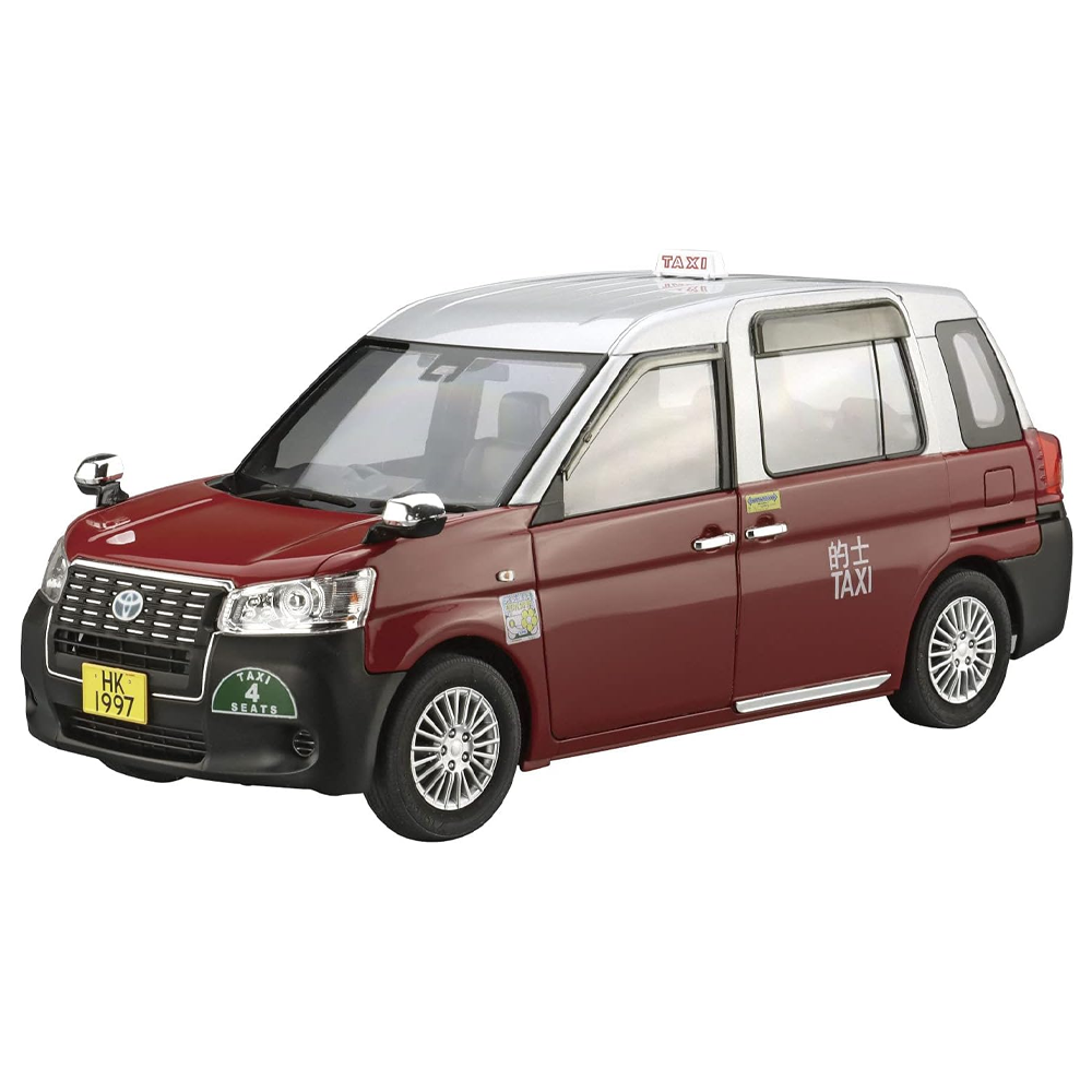 Aoshima: 1/24 Toyota NTP10R Comfort Hybrid Taxi '18 Hong Kong Taxi Scale Model Kit #SP02 (ONLINE ORDER ONLY)