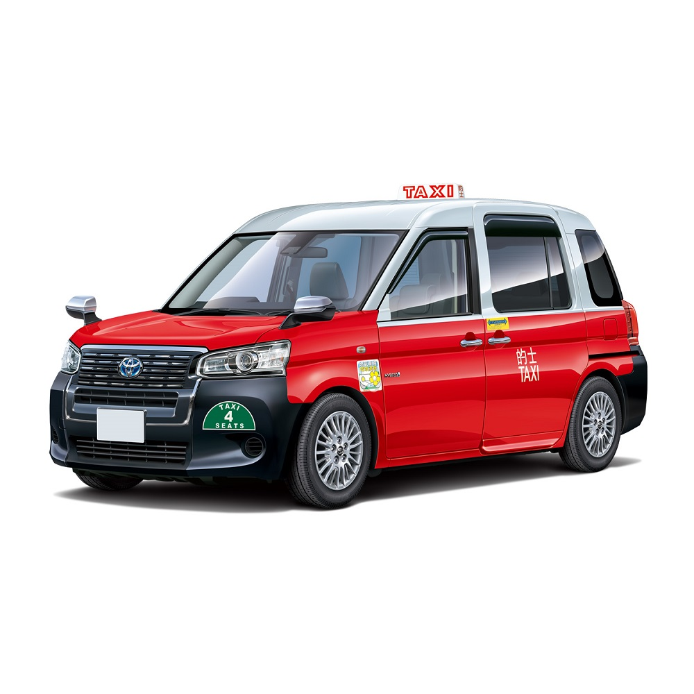 Aoshima: 1/24 Toyota NTP10R Comfort Hybrid Taxi '18 Hong Kong Taxi Scale Model Kit #SP02 (ONLINE ORDER ONLY)