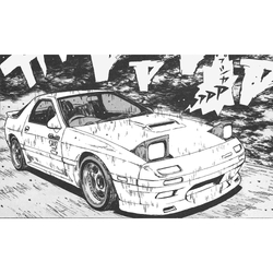 Aoshima: Initial D - Takahashi Ryosuke FC3S RX-7 [Comics Vol. 5 Akina Battle Ver.] Scale Model Kit #I-SP2 (ONLINE ORDER ONLY)