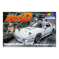 Aoshima: Initial D - Takahashi Ryosuke FC3S RX-7 [Comics Vol. 5 Akina Battle Ver.] Scale Model Kit #I-SP2 (ONLINE ORDER ONLY)