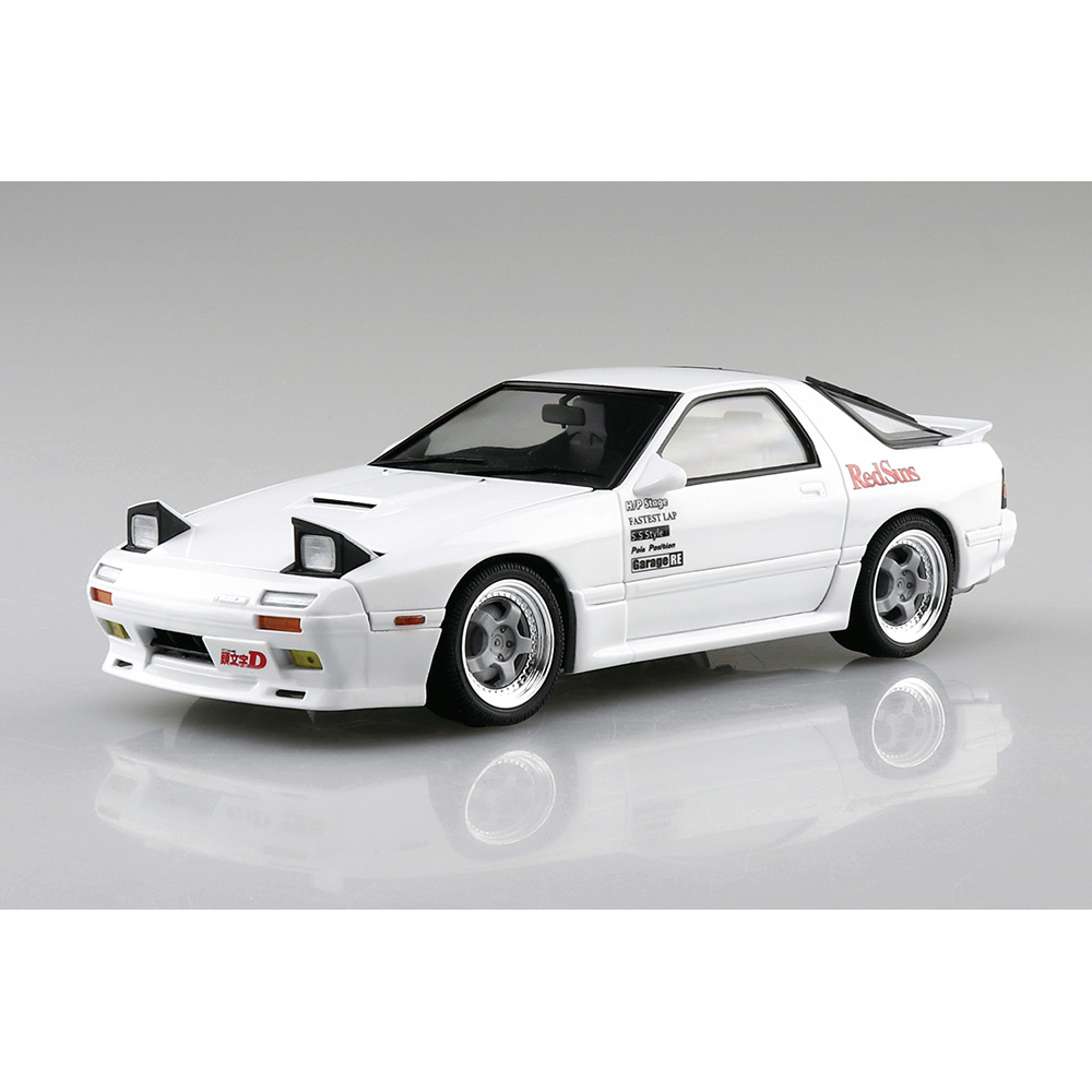 Aoshima: 1/24 Initial D - Takahashi Ryosuke FC3S RX-7 [Comics Vol. 5 Akina Battle Ver.] Scale Model Kit #2 (ONLINE ORDER ONLY)