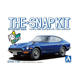 Aoshima: 1/32 The Snap Kit Nissan S30 FAIRLADY Z (Blue Metallic) Scale Model Kit #13-E (ONLINE ORDER ONLY)
