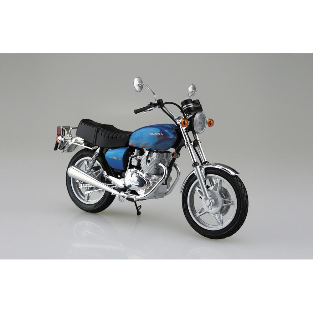 Aoshima: 1/12 Honda CB400T Hawk-II '77 Scale Model Kit #15 (ONLINE ORDER ONLY)