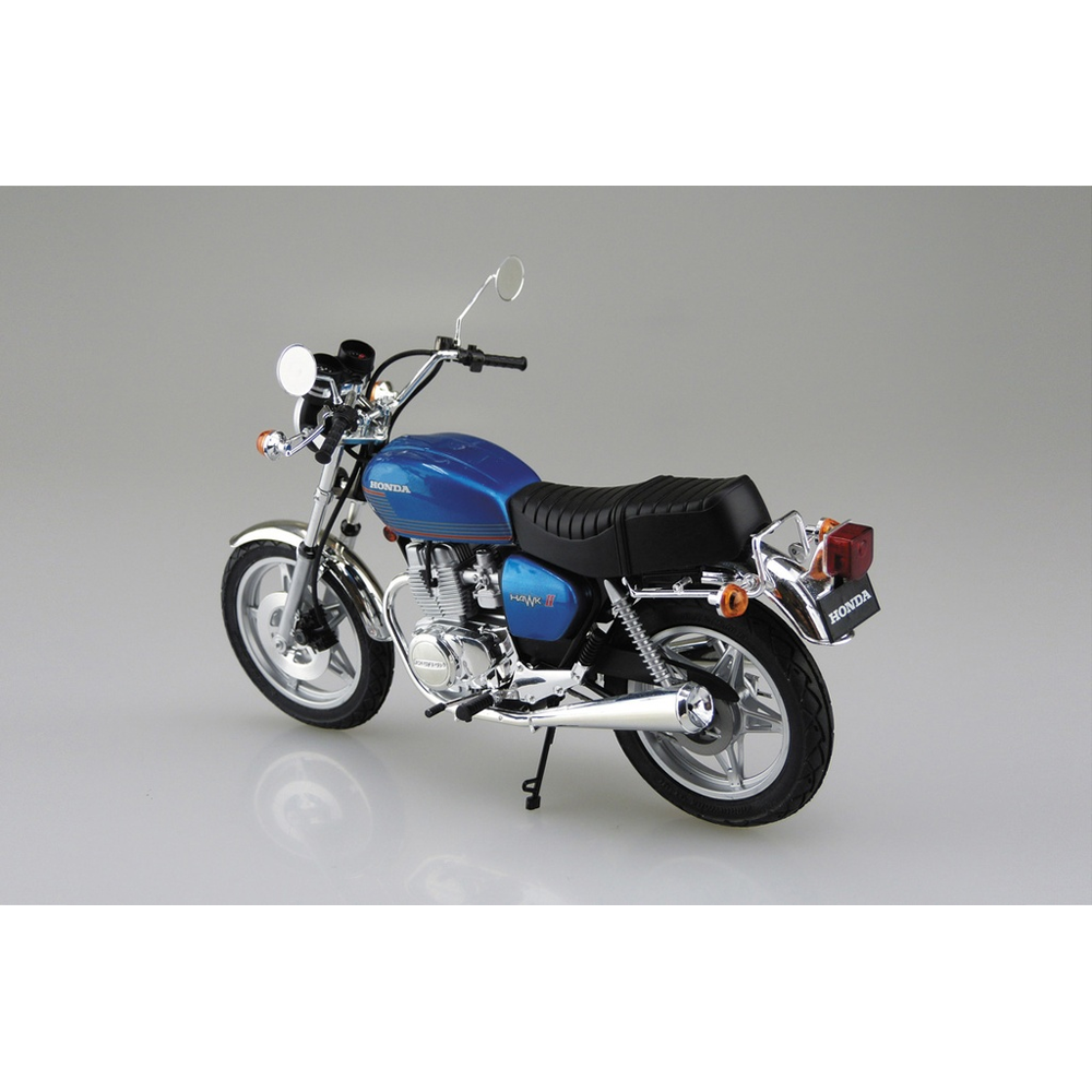 Aoshima: 1/12 Honda CB400T Hawk-II '77 Scale Model Kit #15 (ONLINE ORDER ONLY)