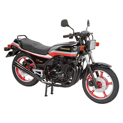 Aoshima: 1/12 Kawasaki KZ400M Z400GP '82 with Custom Parts Scale Model Kit #57 (ONLINE ORDER ONLY)