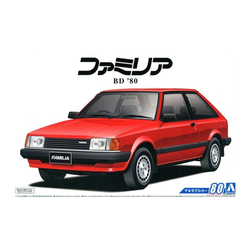 Aoshima: 1/24 Mazda BD Familia XG '80 Scale Model Kit #80 (ONLINE ORDER ONLY)
