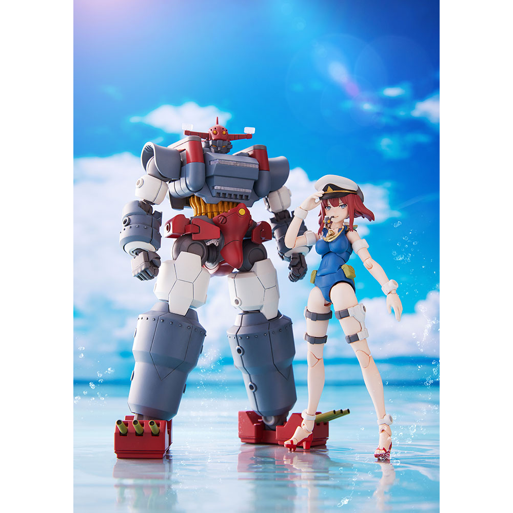 Aoshima: Gattai Robot Musashi - ACKS GR-03 Musashi and Nagisa Jinguji Model Kit Set Scale Model Kit (ONLINE ORDER ONLY)