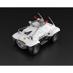 Aoshima: 1/43 Mobile Police Patlabor Type 98 Commnad Vehicle Set of 2 Scale Model Kit (ONLINE ORDER ONLY)