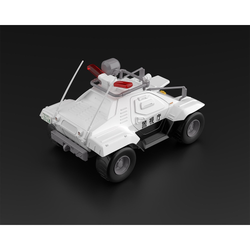 Aoshima: 1/43 Mobile Police Patlabor Type 98 Commnad Vehicle Set of 2 Scale Model Kit (ONLINE ORDER ONLY)
