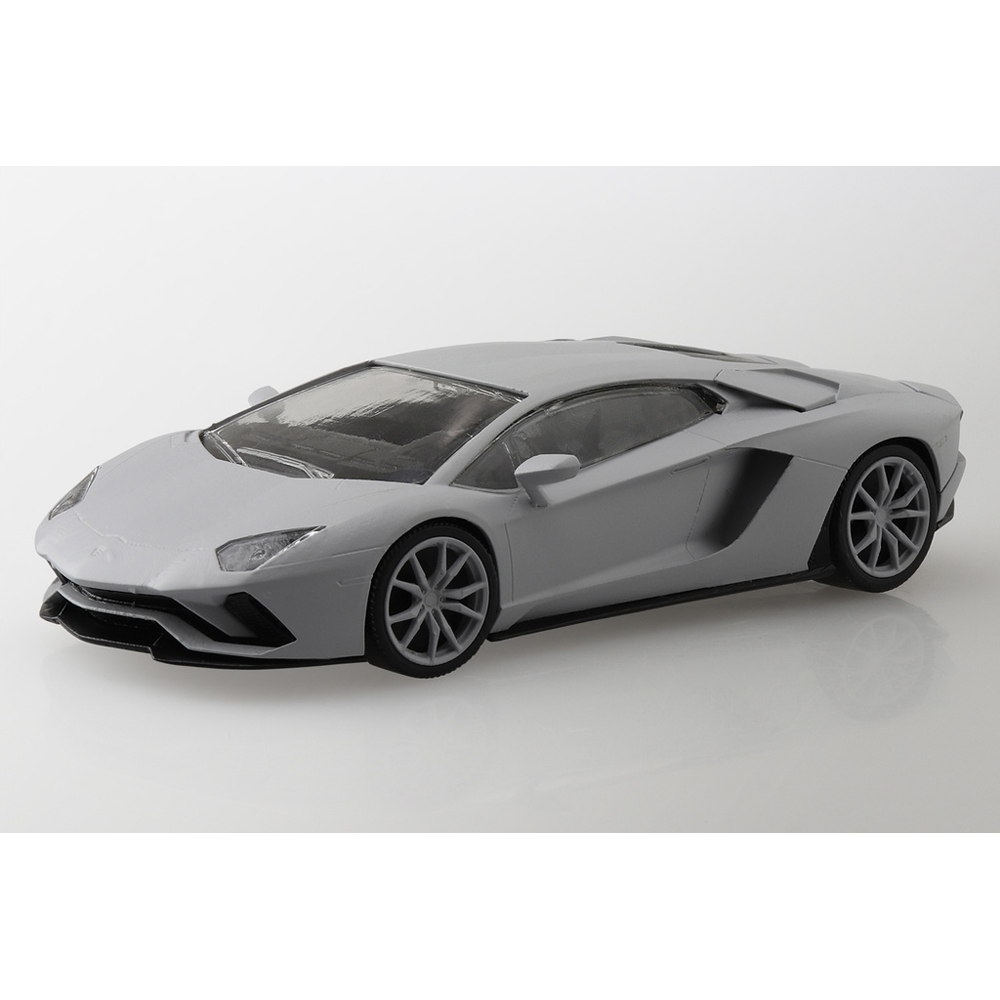 Aoshima: 1/32 The Snap Kit Lamborghini Aventador S (Pearl White) Scale Model Kit #12-A (ONLINE ORDER ONLY)