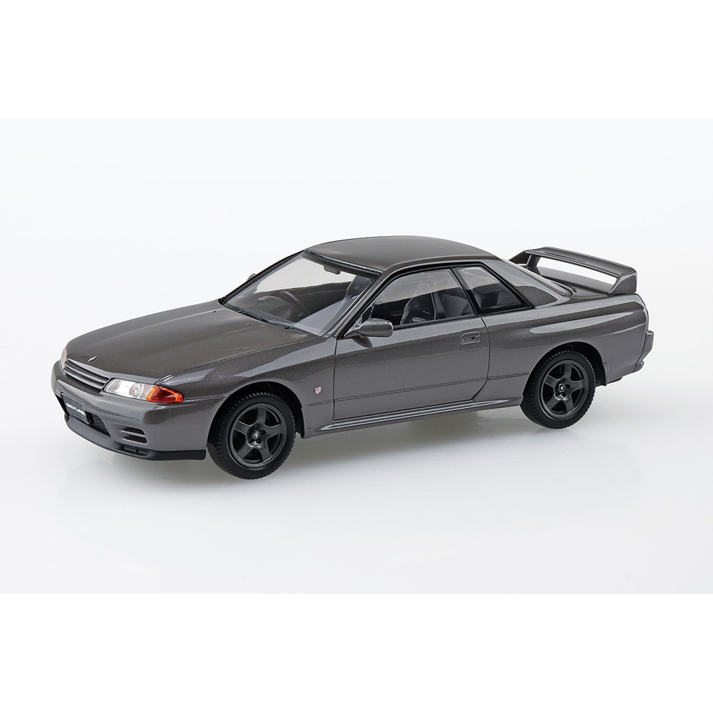 Aoshima: 1/32 The Snap Kit Nissan R32 Skyline GT-R (Gun-Gray Metallic) Scale Model Kit #14-A (ONLINE ORDER ONLY)