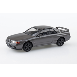 Aoshima: 1/32 The Snap Kit Nissan R32 Skyline GT-R (Gun-Gray Metallic) Scale Model Kit #14-A (ONLINE ORDER ONLY)