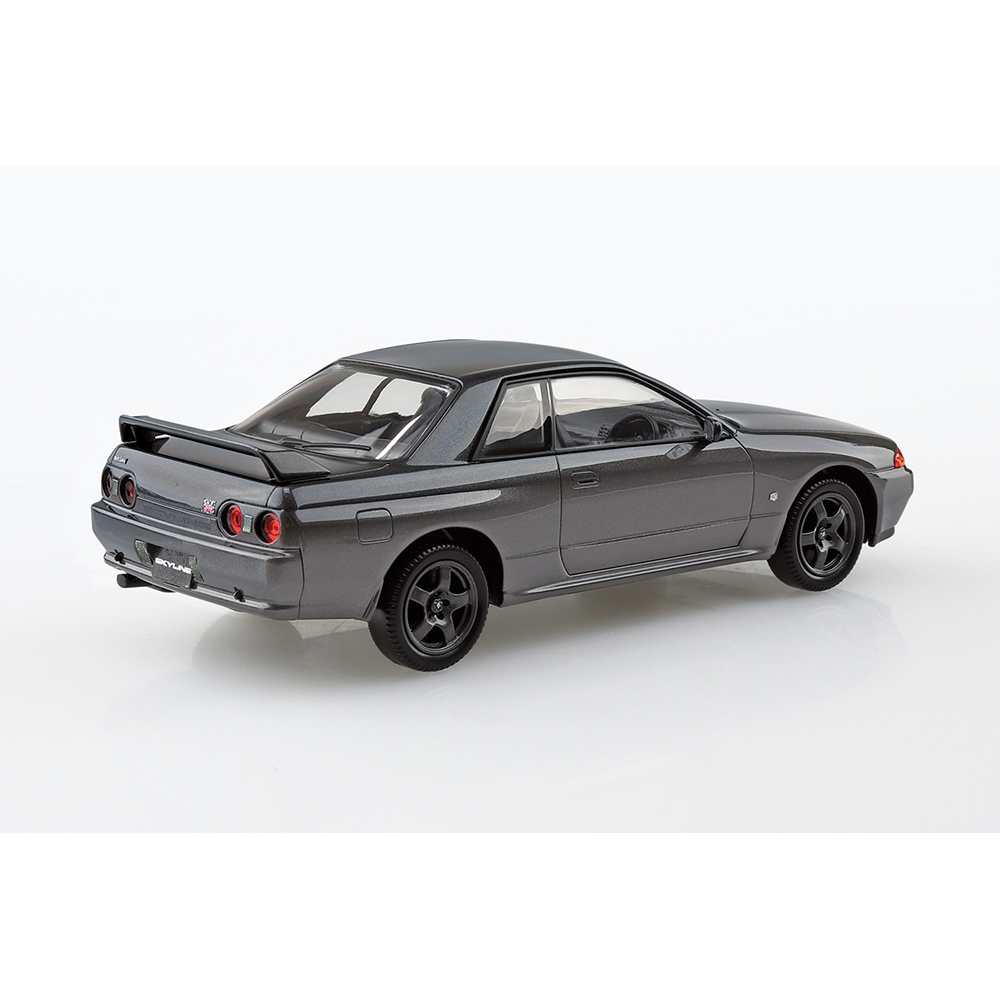 Aoshima: 1/32 The Snap Kit Nissan R32 Skyline GT-R (Gun-Gray Metallic) Scale Model Kit #14-A (ONLINE ORDER ONLY)