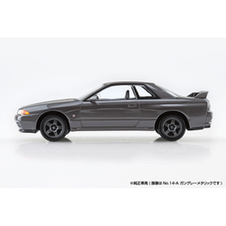 Aoshima: 1/32 The Snap Kit Nissan R32 Skyline GT-R (Gun-Gray Metallic) Scale Model Kit #14-A (ONLINE ORDER ONLY)