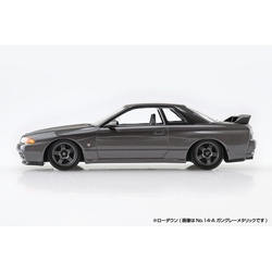 Aoshima: 1/32 The Snap Kit Nissan R32 Skyline GT-R (Gun-Gray Metallic) Scale Model Kit #14-A (ONLINE ORDER ONLY)