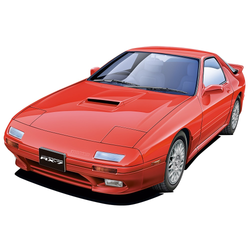 Aoshima: 1/24 Mazda FC3S Savanna RX-7 '89 Scale Model Kit #64 (ONLINE ORDER ONLY)