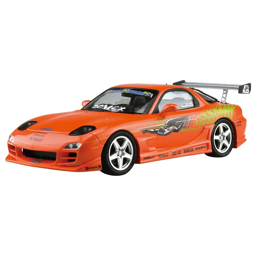 Aoshima: 1/24 BOMEX FD3S RX-7 '99 (MAZDA) Scale Model Kit #74 (ONLINE ORDER ONLY)