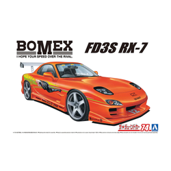 Aoshima: 1/24 BOMEX FD3S RX-7 '99 (MAZDA) Scale Model Kit #74 (ONLINE ORDER ONLY)