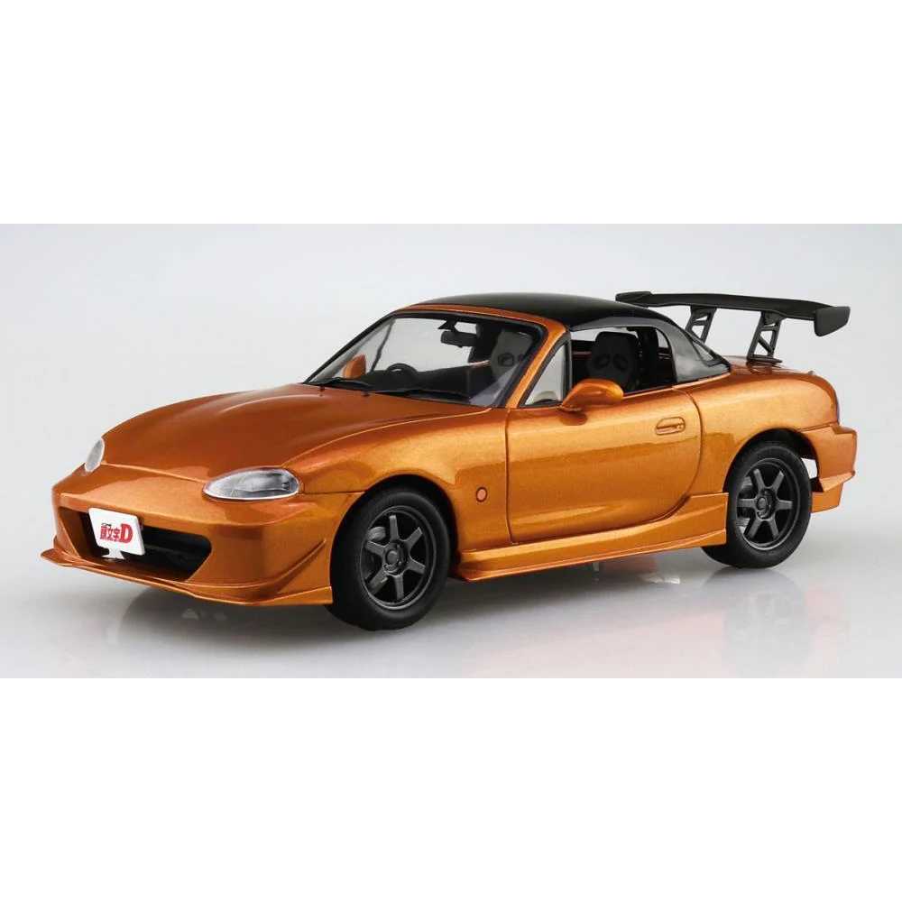 Aoshima: 1/24 Initial D - Omiya Satoshi NB8C Roadster Scale Model Kit #16 (ONLINE ORDER ONLY)