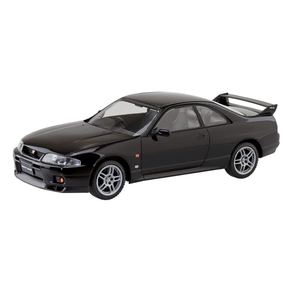 Aoshima: 1/32 The Snap Kit Nissan R33 Skyline GT-R (Black) Scale Model Kit #15 (ONLINE ORDER ONLY)