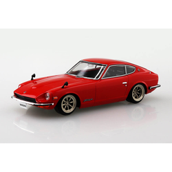 Aoshima: 1/32 The Snap Kit Nissan S30 Fairlady Z Custom Wheel (Red) Scale Model Kit #13-SP1 (ONLINE ORDER ONLY)