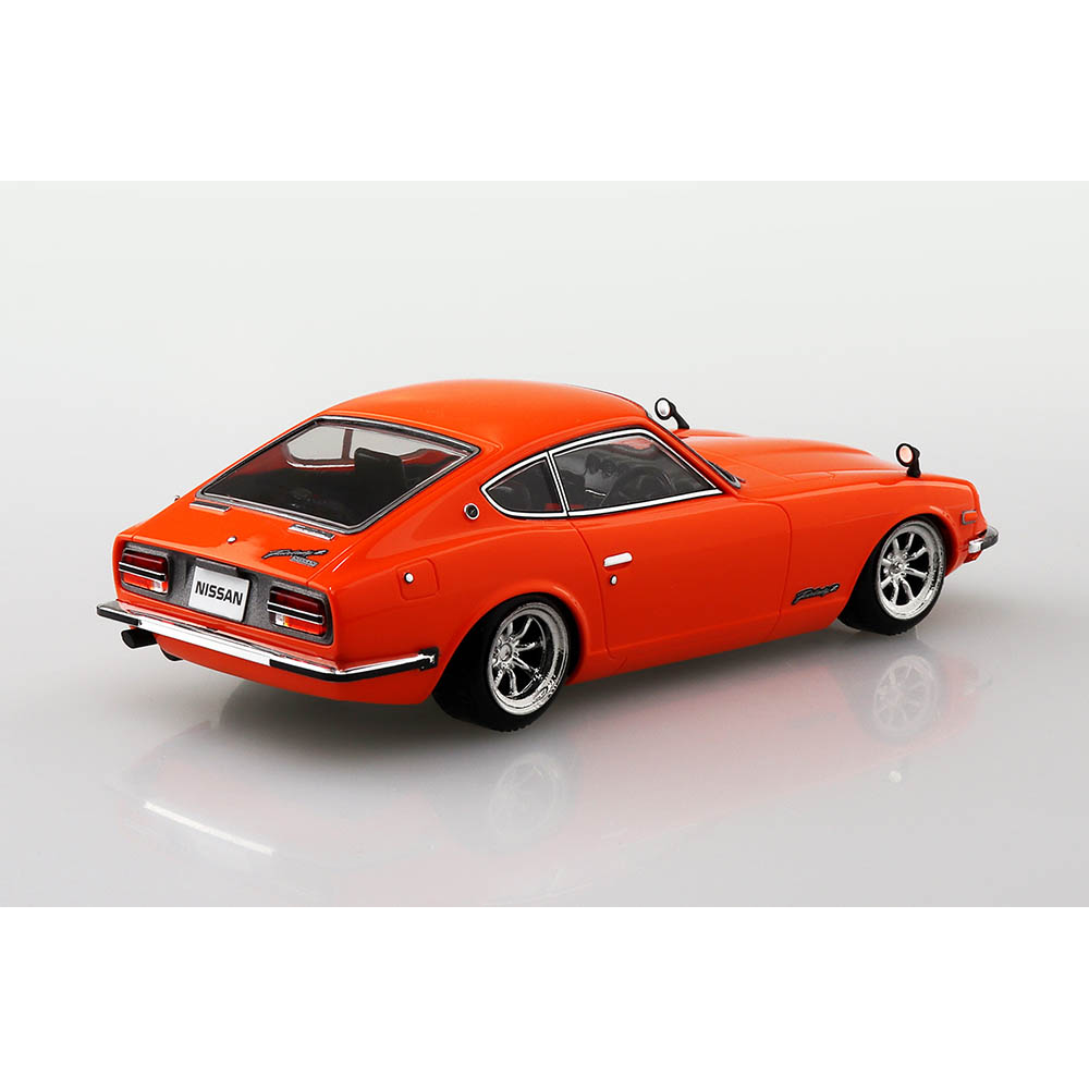 Aoshima: 1/32 The Snap Kit Nissan S30 Fairlady Z Custom Wheel (Orange) Scale Model Kit #13-SP3 (ONLINE ORDER ONLY)