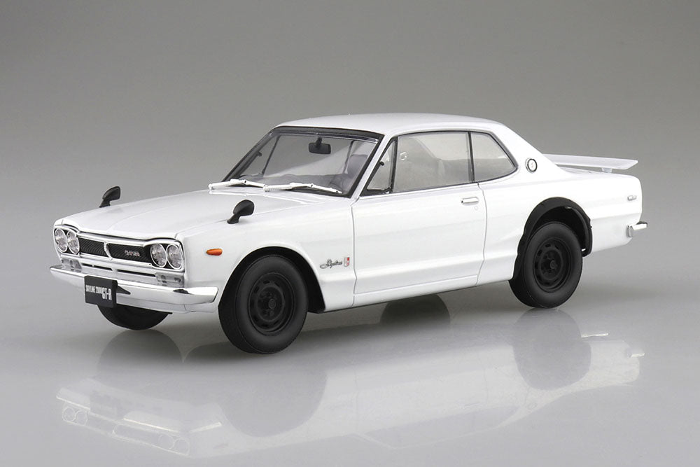 KPGC10 SKYLINE HT 2000GT-R 1971 White Model Kit (ONLINE ORDER ONLY)