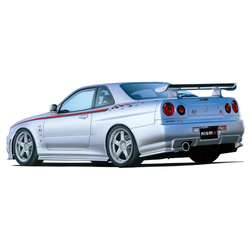 Aoshima: 1/24 Nissan BNR34 Skyline GT-R Nismo S-Tune '04 Scale Model Kit #SP-05 (ONLINE ORDER ONLY)