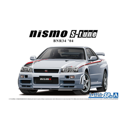 Aoshima: 1/24 Nissan BNR34 Skyline GT-R Nismo S-Tune '04 Scale Model Kit #SP-05 (ONLINE ORDER ONLY)