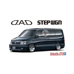 Aoshima: 1/24 D.A.D RF3 Step Wagon '01 (Honda) Scale Model Kit #48 (ONLINE ORDER ONLY)