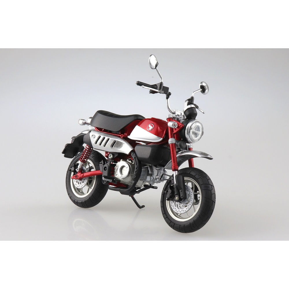 Aoshima: 1/12 Scale Honda Monkey 125 (Pearl Nebula Red) Diecast Motorcycle (ONLINE ORDER ONLY)