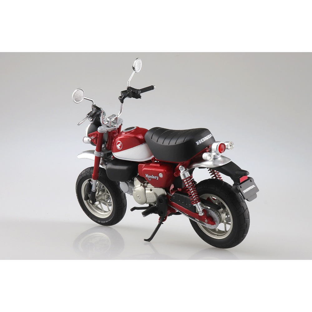 Aoshima: 1/12 Scale Honda Monkey 125 (Pearl Nebula Red) Diecast Motorcycle (ONLINE ORDER ONLY)