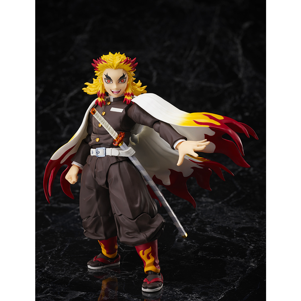 Aniplex: Demon Slayer: Kimetsu no Yaiba - The Movie: Mugen Train - [BUZZmod] Kyojuro Rengoku 1/12 Scale Figure (ONLINE ORDER ONLY)