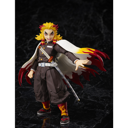 Aniplex: Demon Slayer: Kimetsu no Yaiba - The Movie: Mugen Train - [BUZZmod] Kyojuro Rengoku 1/12 Scale Figure (ONLINE ORDER ONLY)