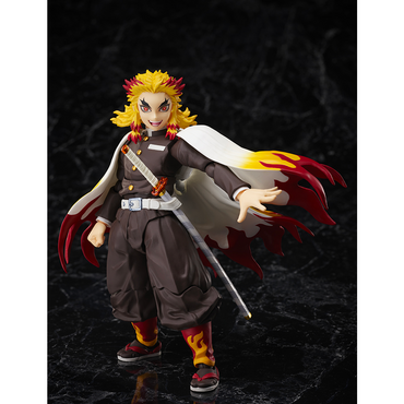 Aniplex: Demon Slayer: Kimetsu no Yaiba - The Movie: Mugen Train - [BUZZmod] Kyojuro Rengoku 1/12 Scale Figure (ONLINE ORDER ONLY)