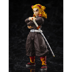 Aniplex: Demon Slayer: Kimetsu no Yaiba - The Movie: Mugen Train - [BUZZmod] Kyojuro Rengoku 1/12 Scale Figure (ONLINE ORDER ONLY)