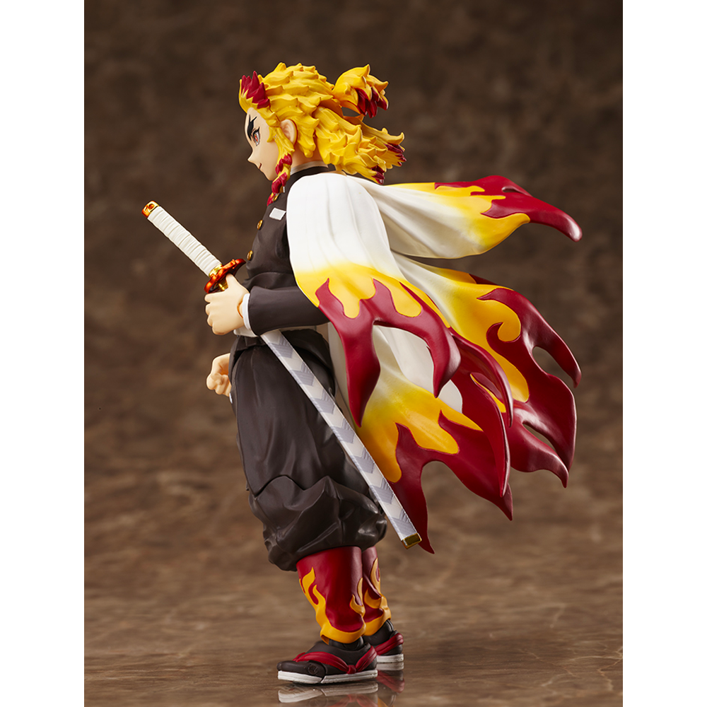 Aniplex: Demon Slayer: Kimetsu no Yaiba - The Movie: Mugen Train - [BUZZmod] Kyojuro Rengoku 1/12 Scale Figure (ONLINE ORDER ONLY)